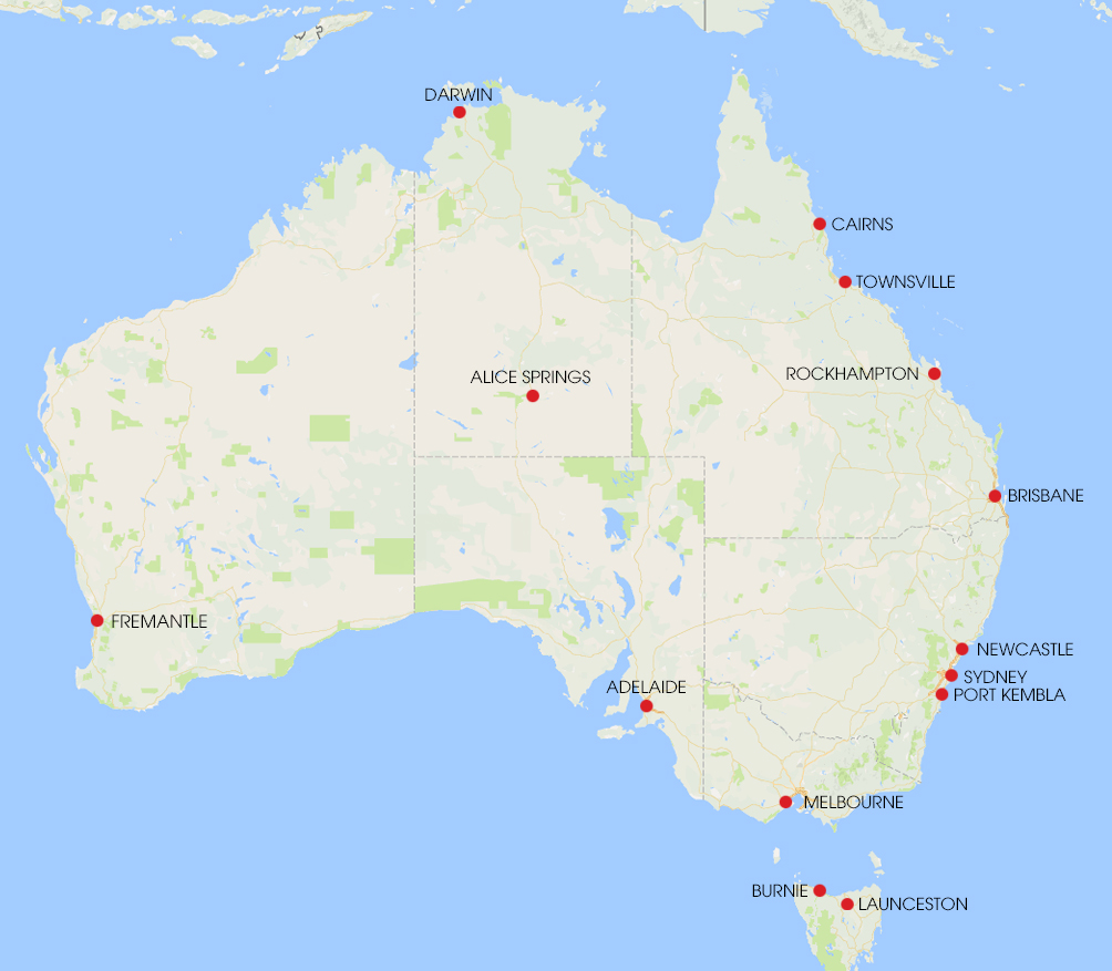 Shipping Containers Ports Australia